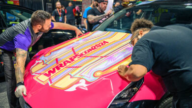 Wraps professionals from across the country compete at WRAP OLYMPICS as part of GRAPHICS PRO EXPO’s WRAPSCON.