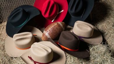 Images courtesy of L2 Brands - cowboy hats and football