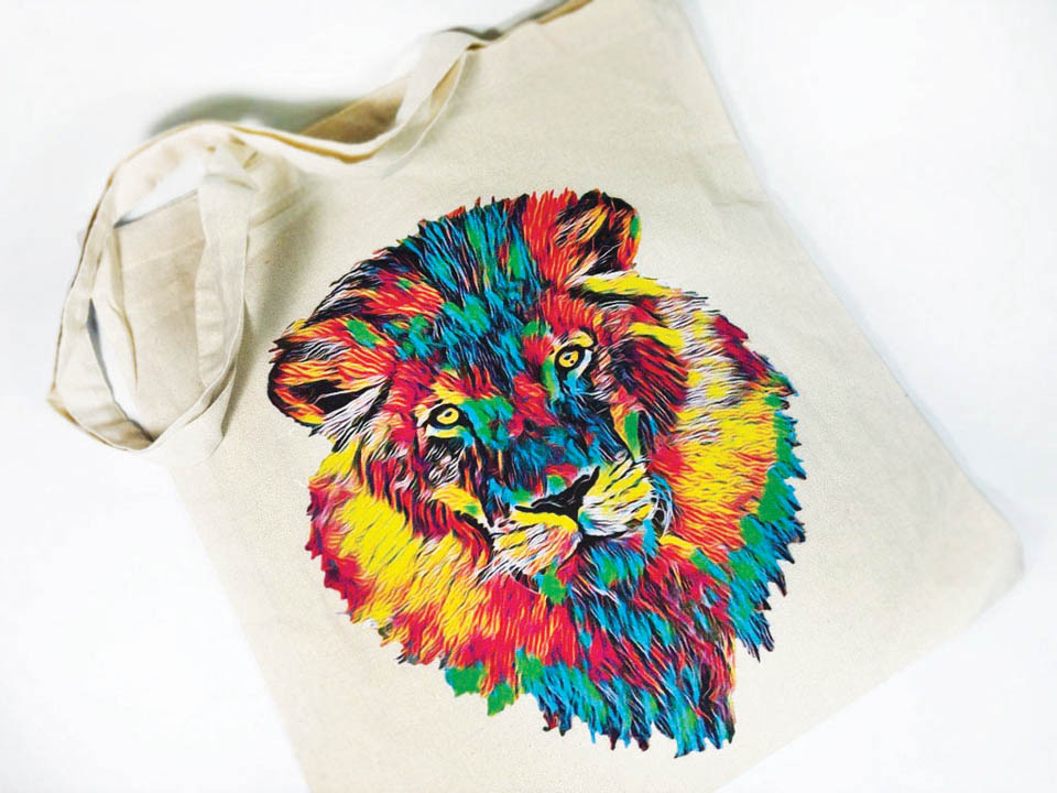 Lion Bag 3 Cotton