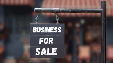 business exit strategy - business for sale sign