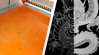 Blazer Orange Dragon blazering Images courtesy of IKONICS Imaging.