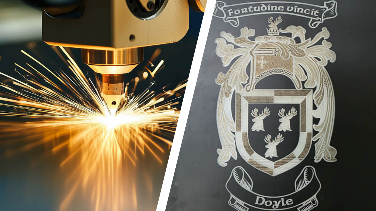 laser engraver and engraved mirror design