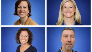 Janine Moore, top left; Corey Cardinal, top right; Danielle Augustine, bottom left; Daniel Van der Kolk, bottom right.(Image courtesy of STAHLS')