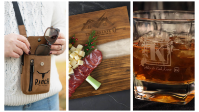 Images courtesy of JDS Industries engraved bag, board, and glass engraving custom gifts promotional products