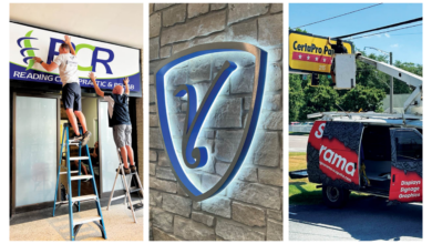 Images courtesy of Signarama - sign installations and led sign