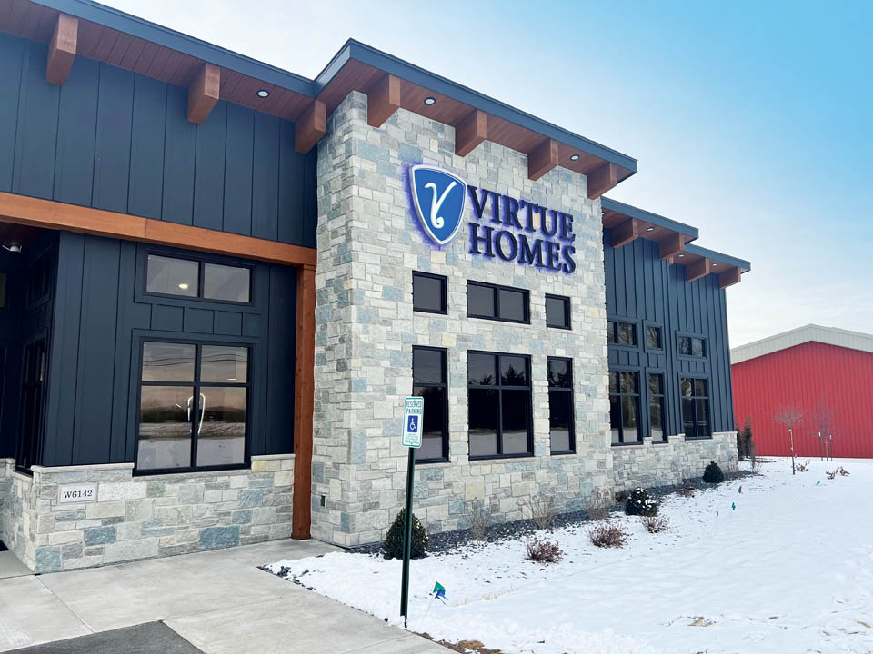 Virtue Homes Sign Completed