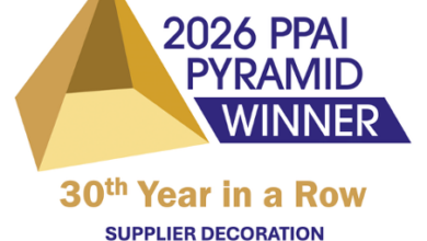 ppai golden pyramid award for vantage apparel