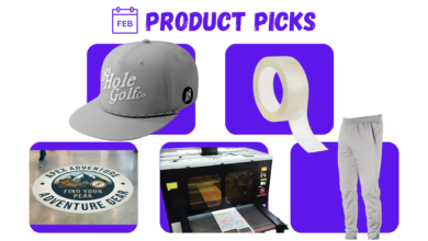 Products that caught our attention from American Print & Supply, FDC Graphic Films, Independent Trading, Ninja Transfers & OTTO.