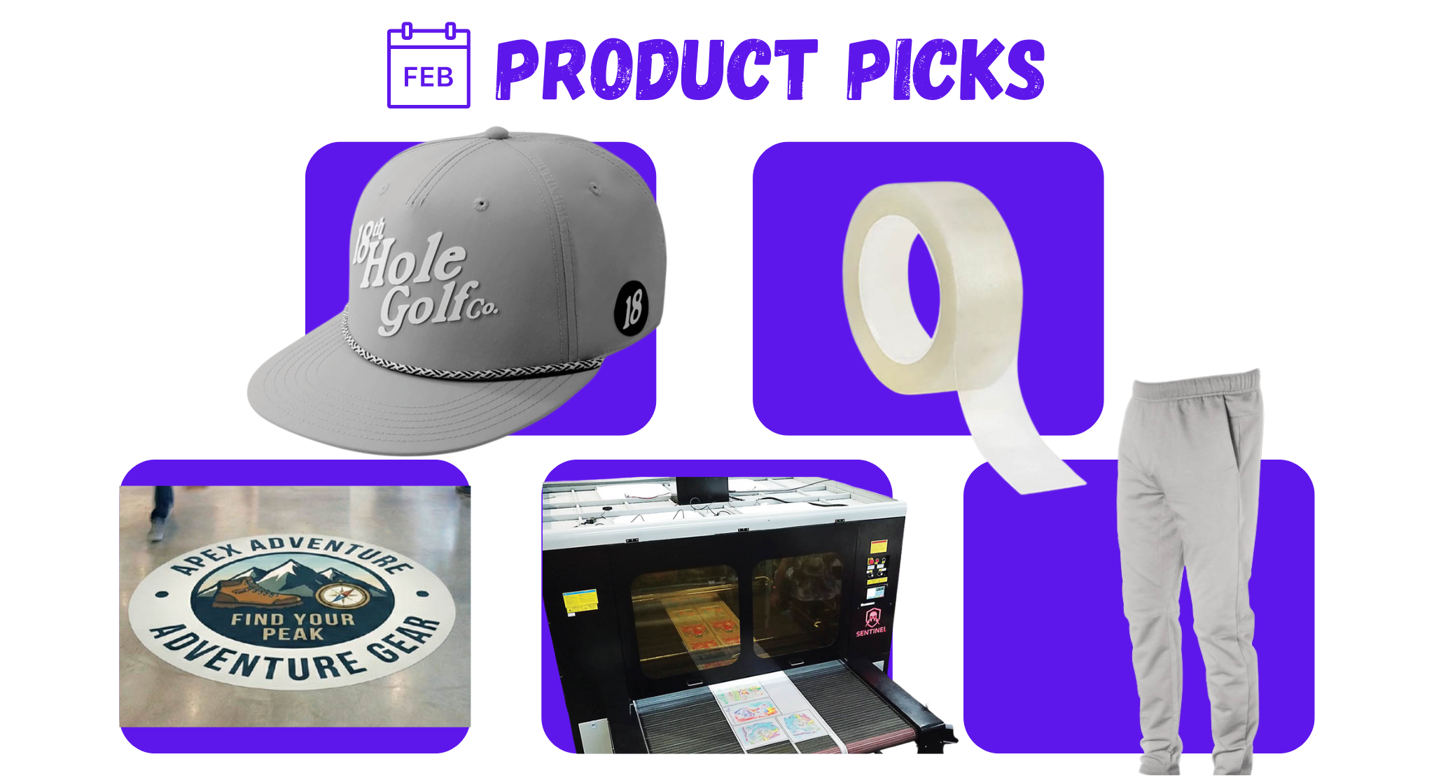 Products that caught our attention from American Print & Supply, FDC Graphic Films, Independent Trading, Ninja Transfers & OTTO.