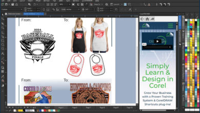 CorelDRAW screenshot - Images courtesy of Clay Barbera