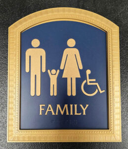 Overstreet Signs Family Restroom Sign e1770396951225
