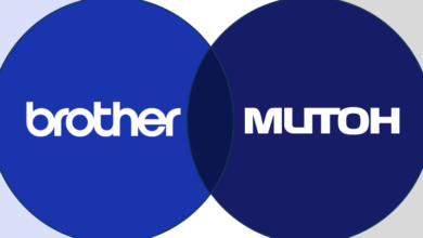 brother and mutoh logos