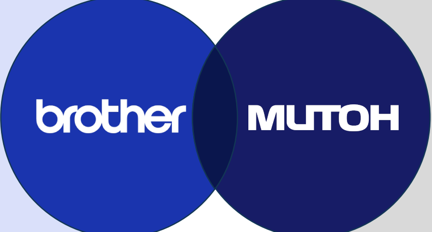 brother and mutoh logos