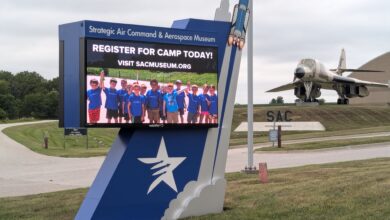 sign for the Strategic Air Command & Aerospace Museum