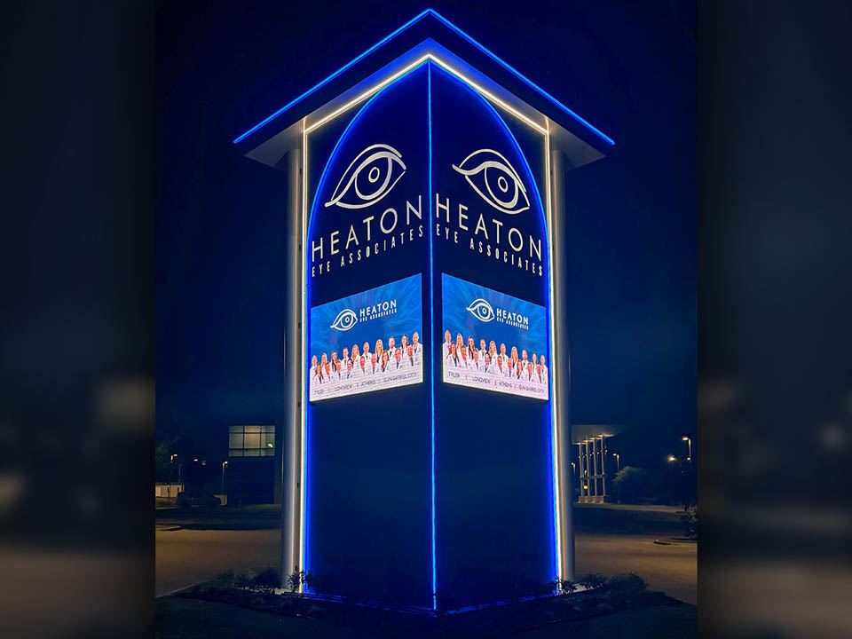 Heaton Eye Associates Leons Signs