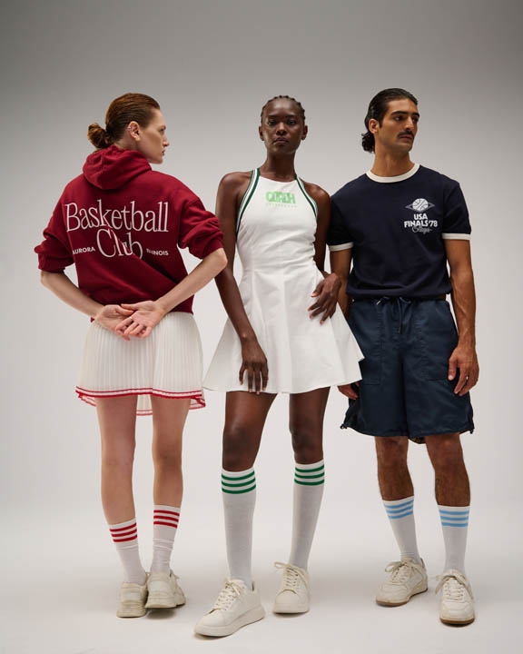 models posing in activewear 
