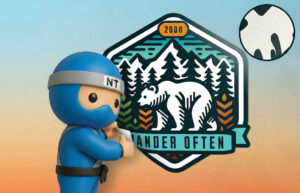 Ninja Low Tac Wall Graphics