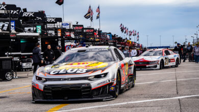 Richard Childress Racing wrapped race cars