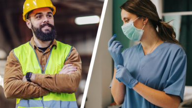 workwear - nursing and construction