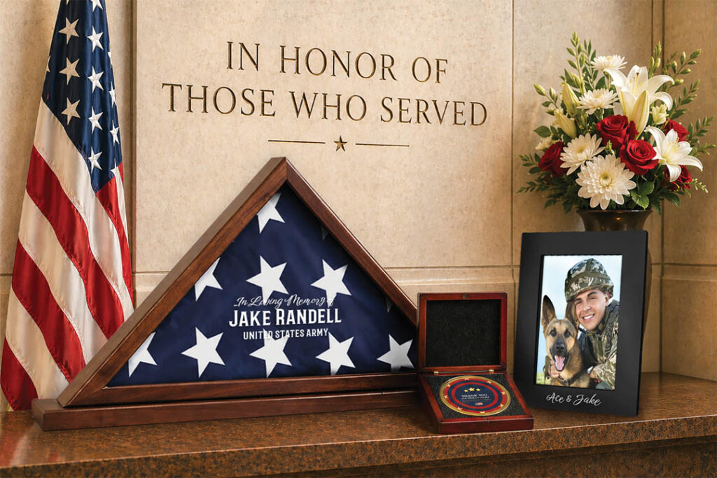 JDS Memorial FlagCase Frame Coin 2026