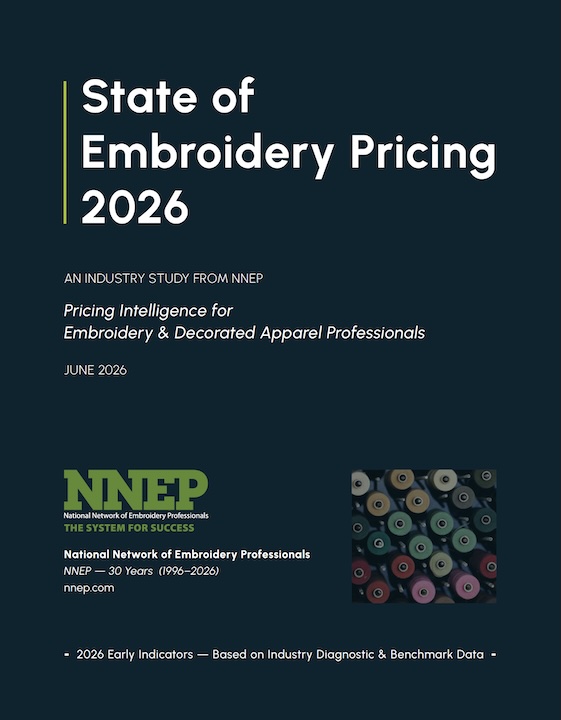 NNEP Embroidery pricing survey