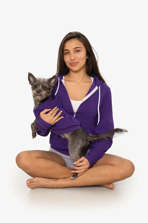 Widhalm LosAngelesApparel DOG F97 PURPLE 6