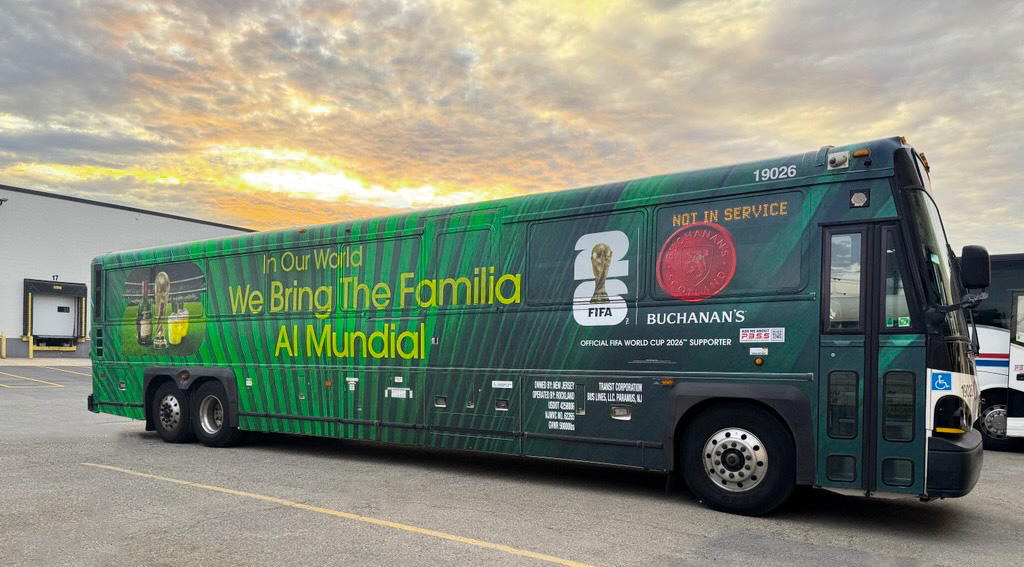 Coach USA Perfect Body FIFA World Cup al mundial bus wrap
