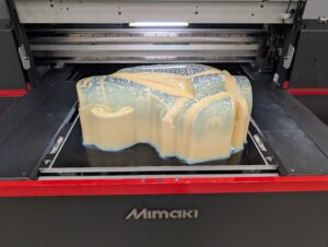 Each of the eye catching 3D printed replicas are produced on Mimakis photorealistic full color 3DUJ 553 3D printer in one piece thereby eliminating the need for painting or assembly