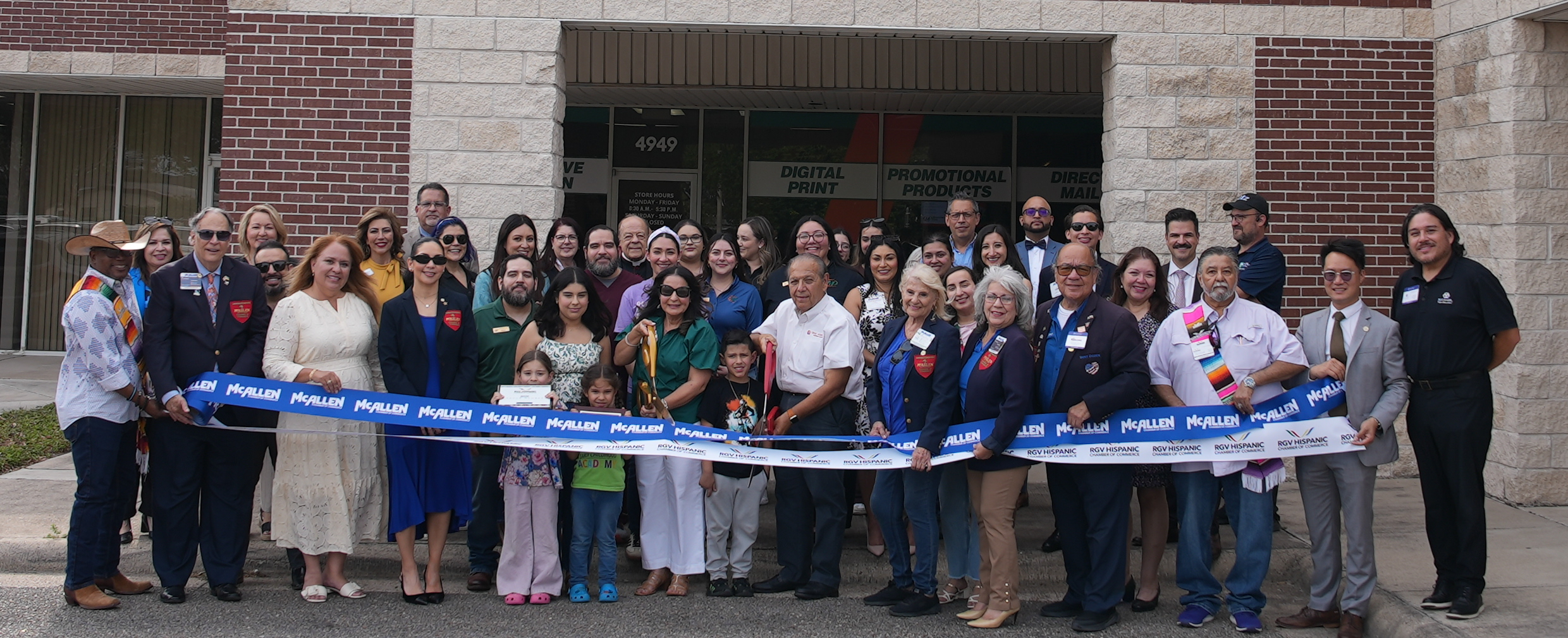 Minuteman Press McAllen TX 9 Years Ribbon Cutting 1