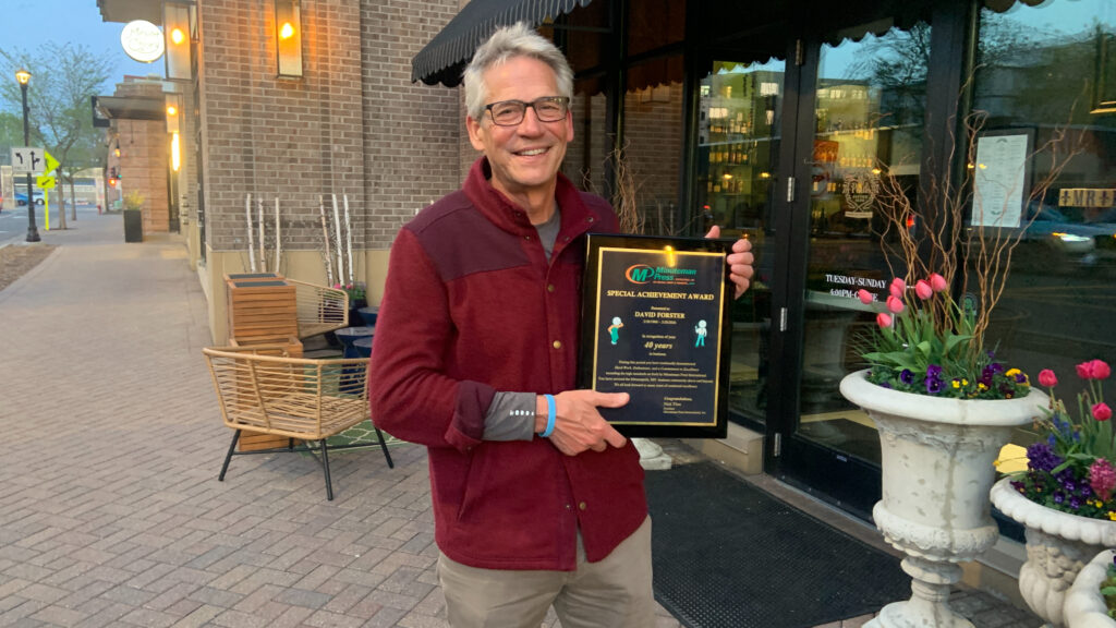Minuteman Press Minneapolis MN 40 Year Award Dave Forster