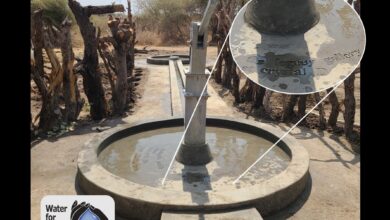The Water for South Sudan well Crystal D co-sponsored in the Pajiing village. (Image courtesy of Crystal D)