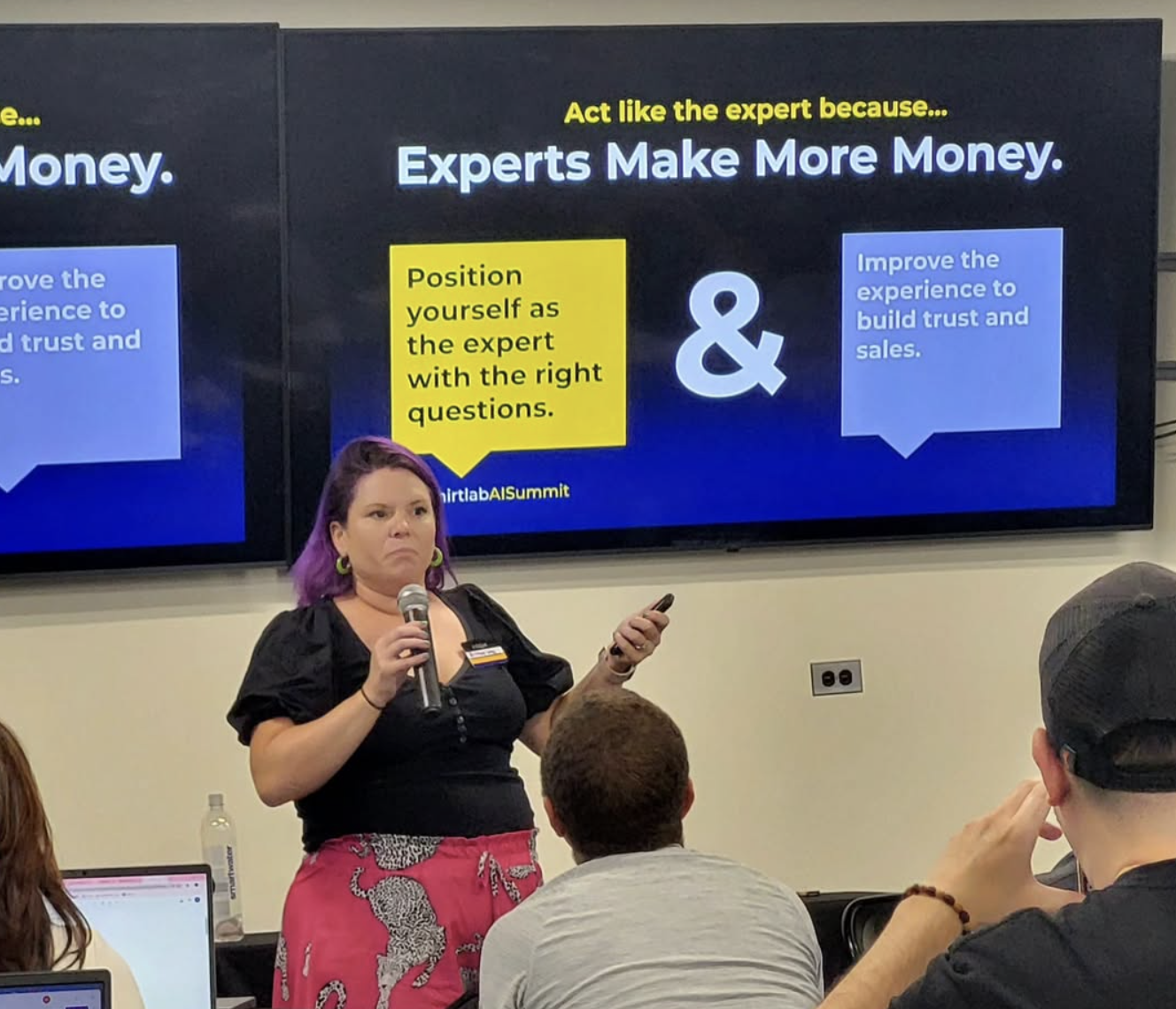 Brittany Long of Win With Systems at previous Shirt Lab event.