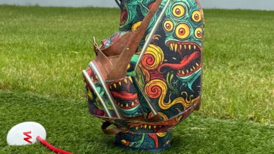 The highly-detailed 3D printed Mimaki miniature golf bags reproduce designs from the Art of Golf series – a collection of unique attention-grabbing player’s golf bags, that are currently in use