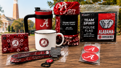 licensed University of Alabama merchandise Image courtesy of Infinity Product Group