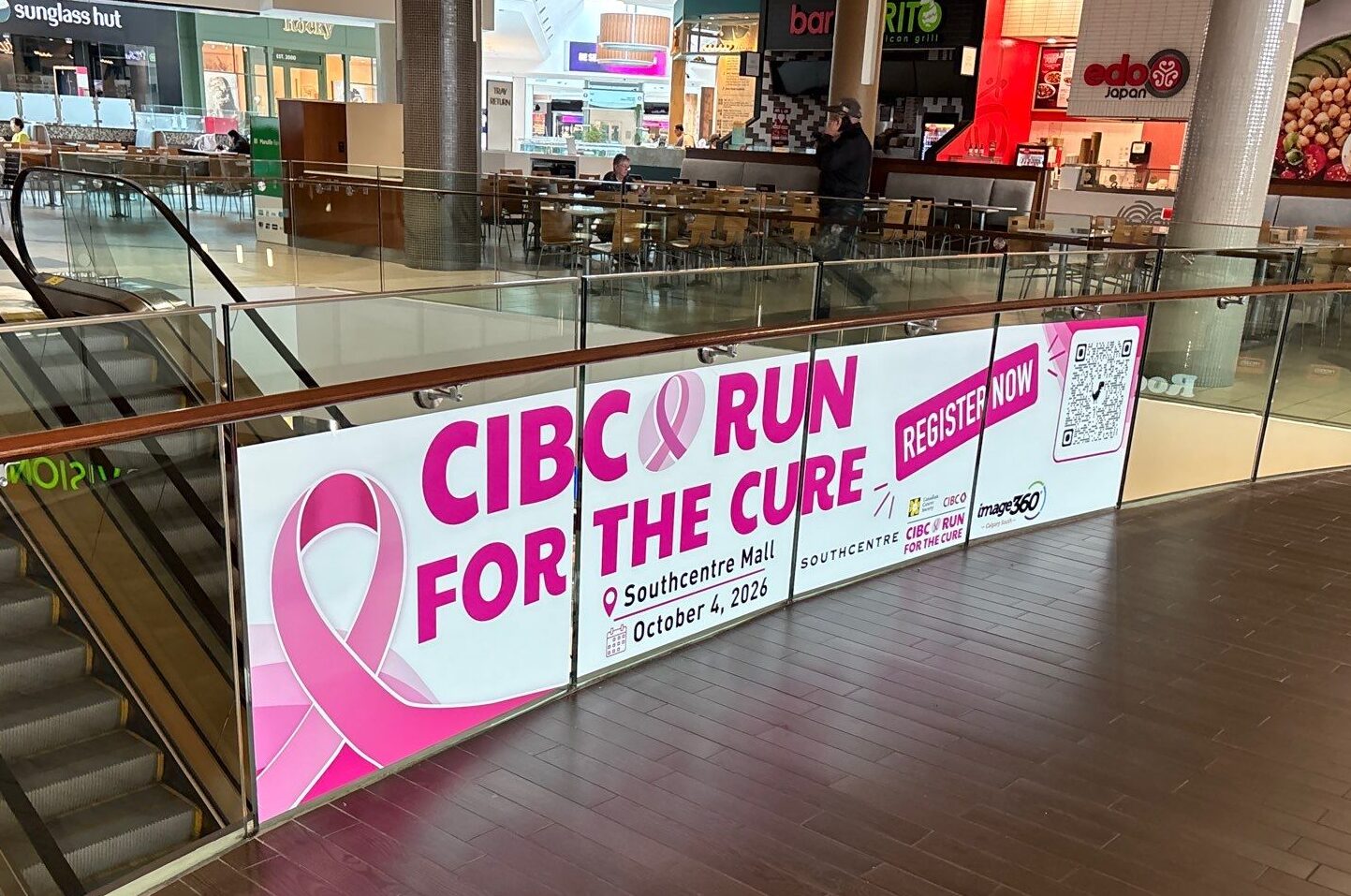 CIBC Run for the Cure signage printed by Image360