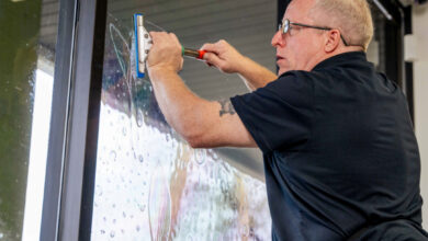 Avery Dennison window film trainer demo