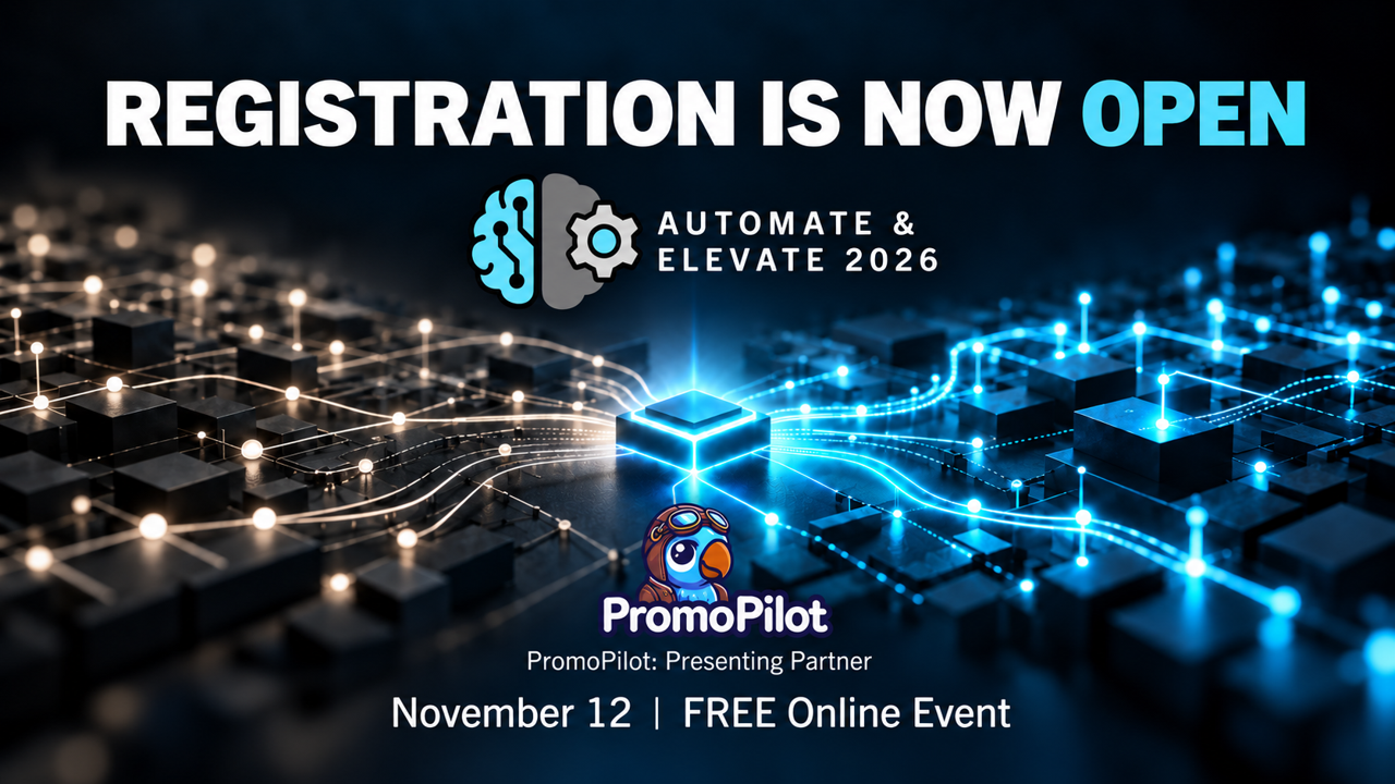 Branded Merch Network's Automate & Elevate graphic
