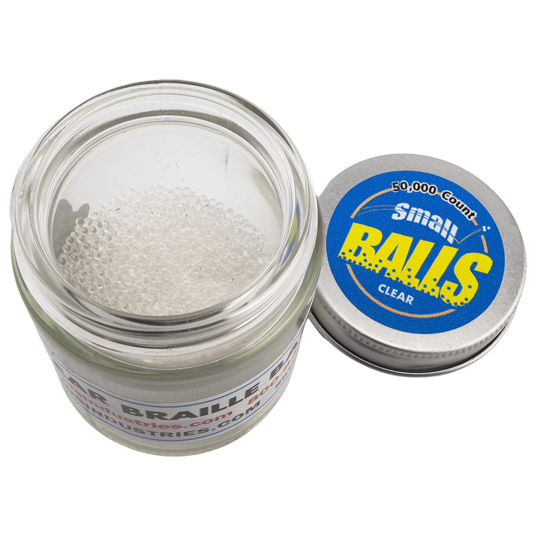 small balls braille balls
