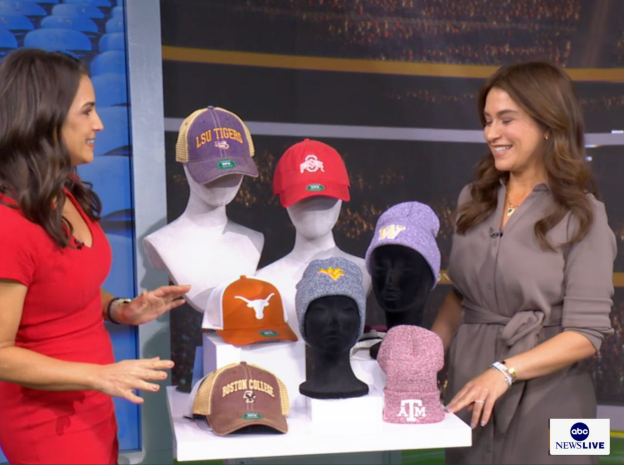 Legacy headwear on Good Morning America segment
