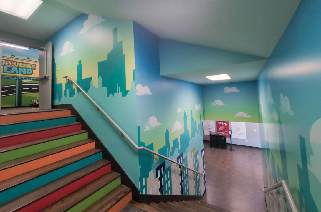 SP Fennema Keen Signs JCC Stairs and Walls96
