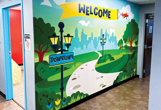 SP Fennema Keen Signs JCC Welcome downtown mural92 e1793300840765
